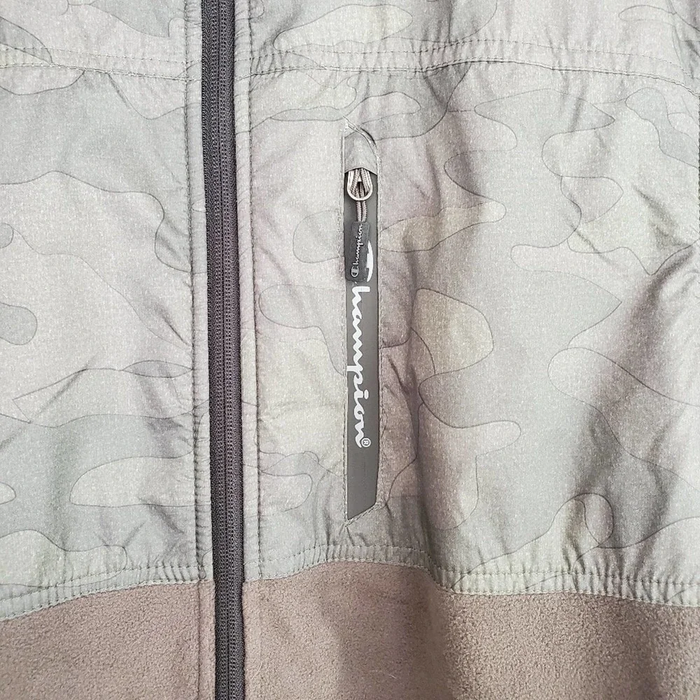 NWT Champion Jacket Arctic Camo‎ Mens Fleece Jacket size Small
